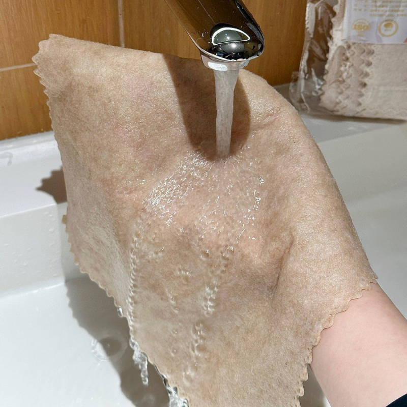 Lufa krpe za čišćenje, paket od 10, dvostruka uporaba (suho/mokro), upijajuće