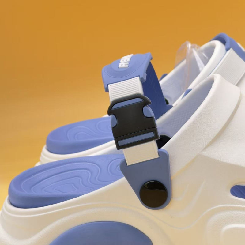 Crocs stil sandale s remenom za petu – plažne sandale s mekanim plastičnim zamjenskim remenom