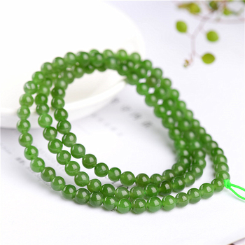 Jiuya Crystal prirodni ruski jasper, budistička ogrlica s 108 perlica, privjesak od Hetian jade