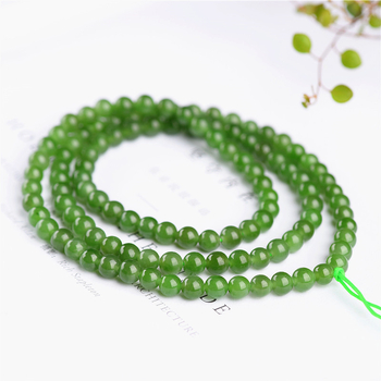Jiuya Crystal prirodni ruski jasper, budistička ogrlica s 108 perlica, privjesak od Hetian jade