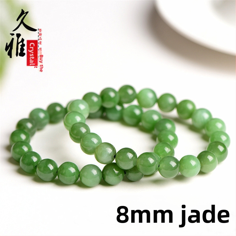 Jiuya Crystal prirodni ruski jasper, budistička ogrlica s 108 perlica, privjesak od Hetian jade