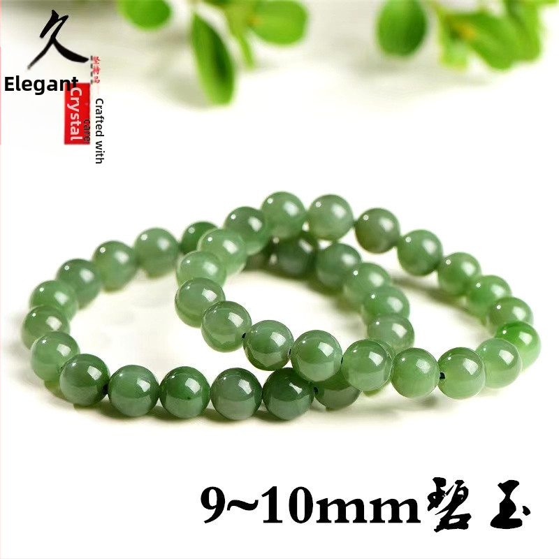 Jiuya Crystal prirodni ruski jasper, budistička ogrlica s 108 perlica, privjesak od Hetian jade