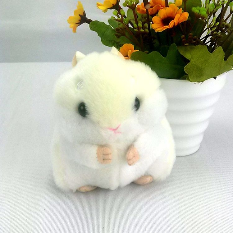 Plišasti hamster lutka – privjesak za ključeve i ukras torbe, Anedy