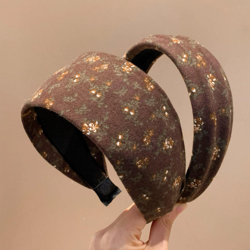 Nova retro diadem za kosu sa širokim obodom i visokim vrhom, francuskog stila, elegantan dodatak za kosu koji vizualno izdužuje lice