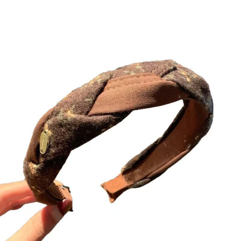 Nova retro diadem za kosu sa širokim obodom i visokim vrhom, francuskog stila, elegantan dodatak za kosu koji vizualno izdužuje lice