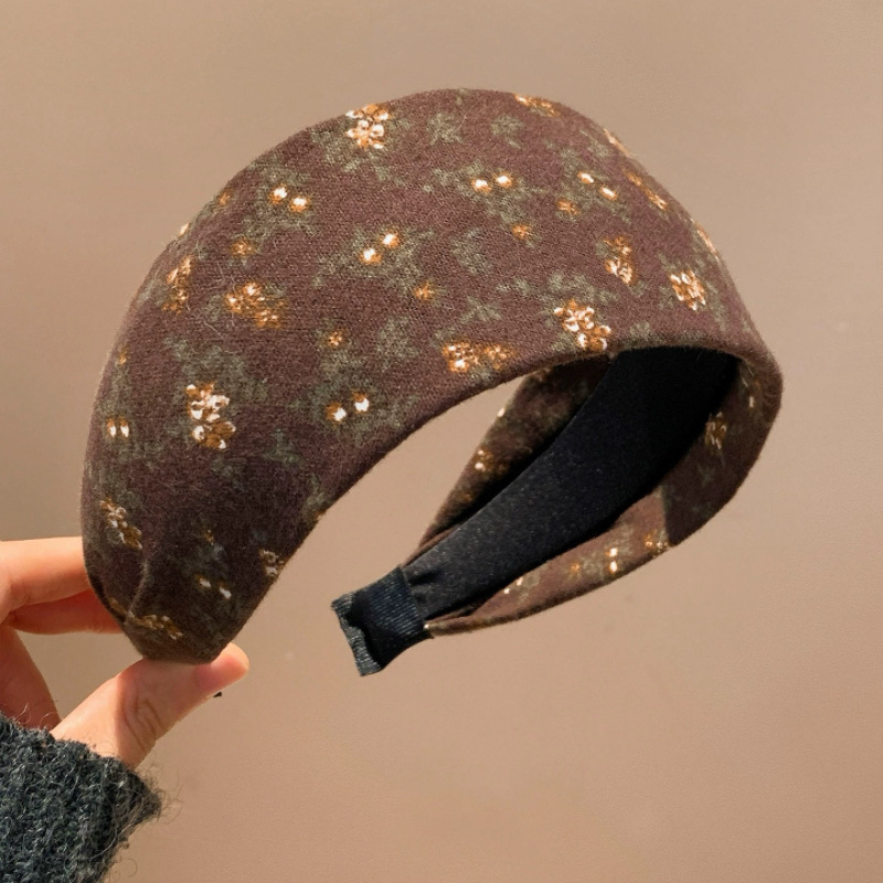Nova retro diadem za kosu sa širokim obodom i visokim vrhom, francuskog stila, elegantan dodatak za kosu koji vizualno izdužuje lice