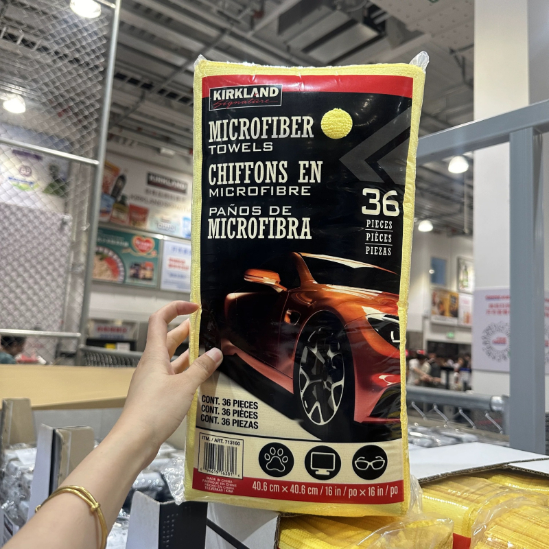 Prilagođene mikrofiber krpe za čišćenje, 36 komada, za automobil, kuhinju i staklo, 40×40 cm, povećane i debele