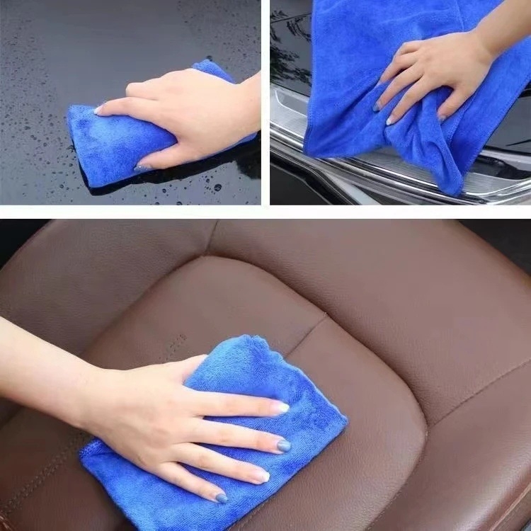 Mikrovlaknena krpa za pranje automobila za stakla i unutrašnjost, velika, upija vodu, bez dlačica, 600 g, mogućnost šivanja logotipa
