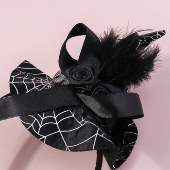 Halloween diadem za kosu s motivom tikve i šišmiša