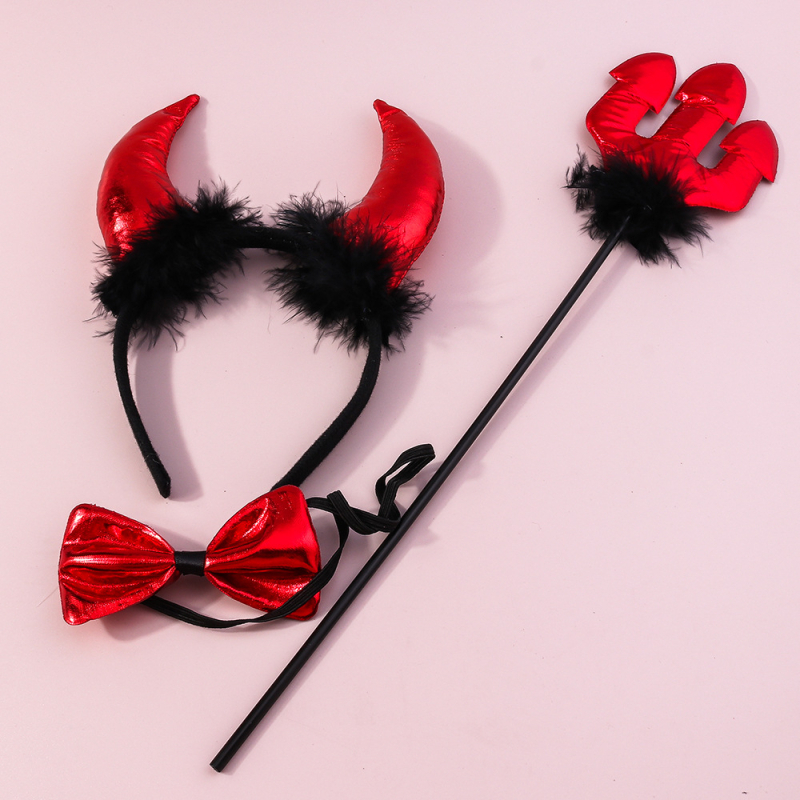 Halloween diadem za kosu s motivom tikve i šišmiša