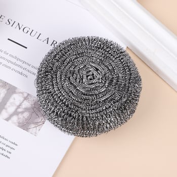 Čelična žična kugla za čišćenje, 50 g, velika kuhinjska kugla za uklanjanje masnoće
