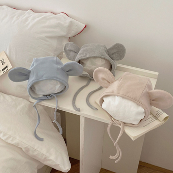 Zimska topla kapa za bebu s oblikom medvjedića, unisex, 0–6 mjeseci