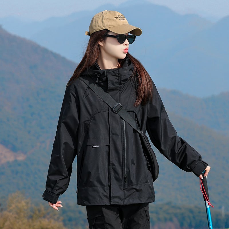 Unisex lagana soft-shell jakna za proljeće i jesen, plus veličina, za planinarenje i aktivnosti na otvorenom, 2025 model