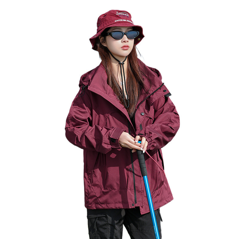 Unisex lagana soft-shell jakna za proljeće i jesen, plus veličina, za planinarenje i aktivnosti na otvorenom, 2025 model