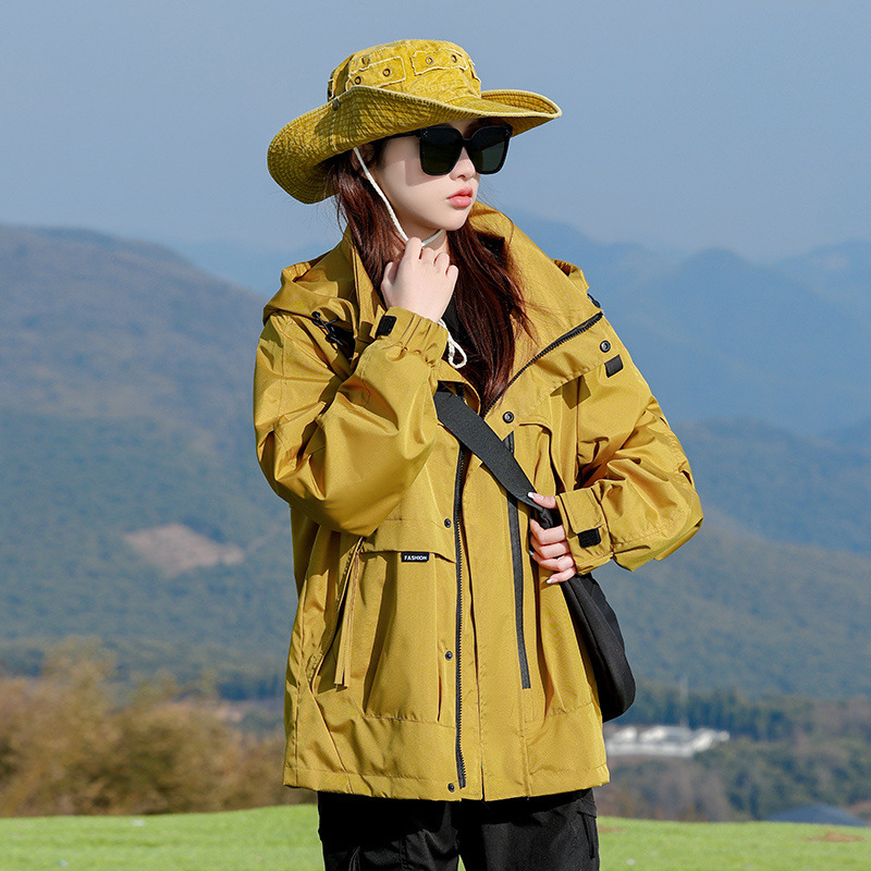 Unisex lagana soft-shell jakna za proljeće i jesen, plus veličina, za planinarenje i aktivnosti na otvorenom, 2025 model