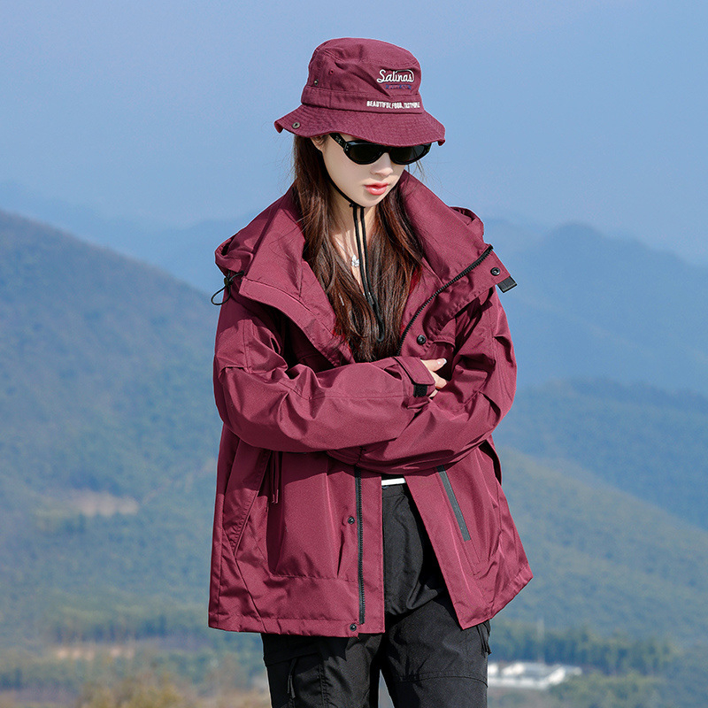Unisex lagana soft-shell jakna za proljeće i jesen, plus veličina, za planinarenje i aktivnosti na otvorenom, 2025 model
