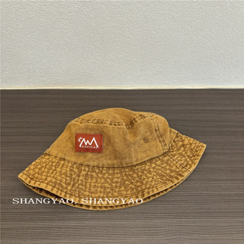 Dječja proljetna Fisherman bucket kapa, oprano vintage stil, unisex, za djecu 4–6 godina, zaštita od sunca
