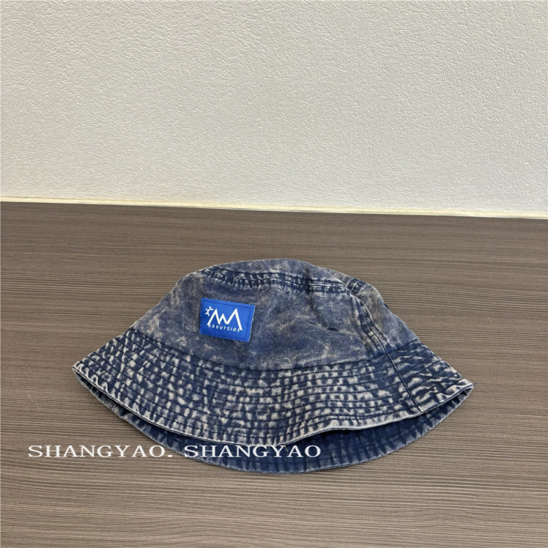 Dječja proljetna Fisherman bucket kapa, oprano vintage stil, unisex, za djecu 4–6 godina, zaštita od sunca