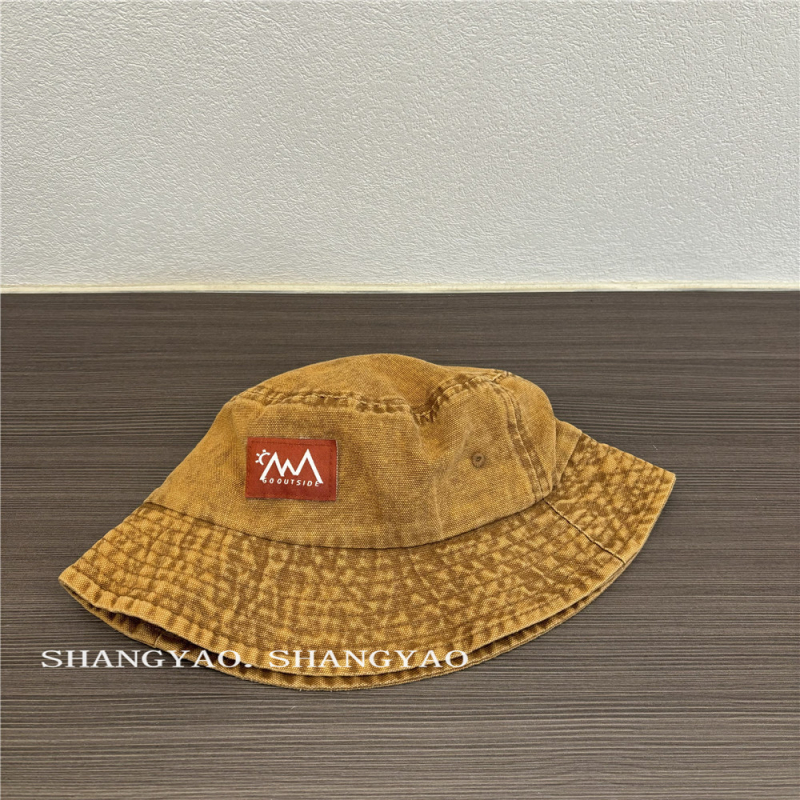 Dječja proljetna Fisherman bucket kapa, oprano vintage stil, unisex, za djecu 4–6 godina, zaštita od sunca