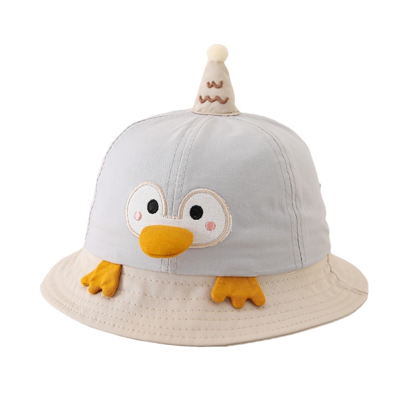 Dječja proljetna kapa, lagana, široki obod, slatki pingvin dizajn, unisex