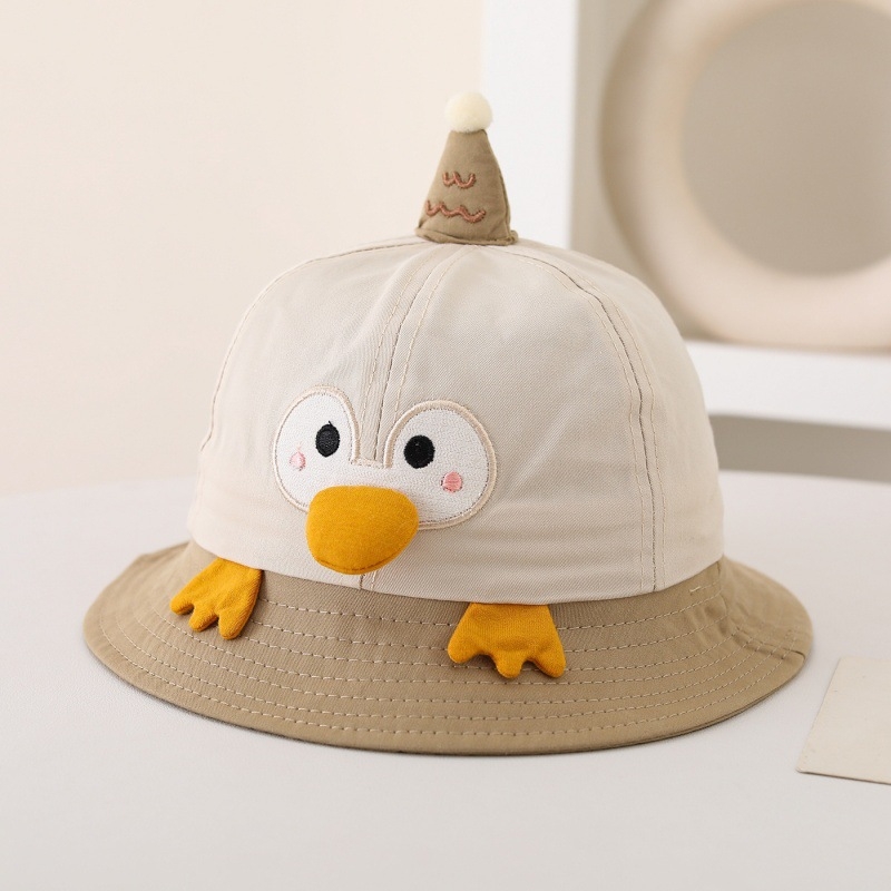 Dječja proljetna kapa, lagana, široki obod, slatki pingvin dizajn, unisex