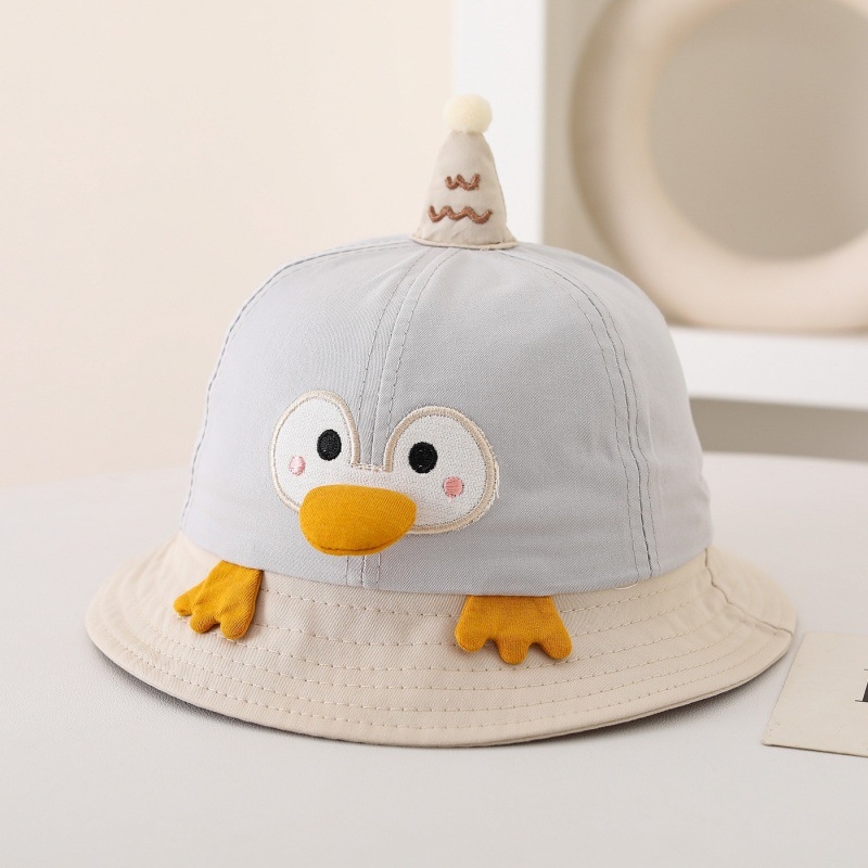 Dječja proljetna kapa, lagana, široki obod, slatki pingvin dizajn, unisex
