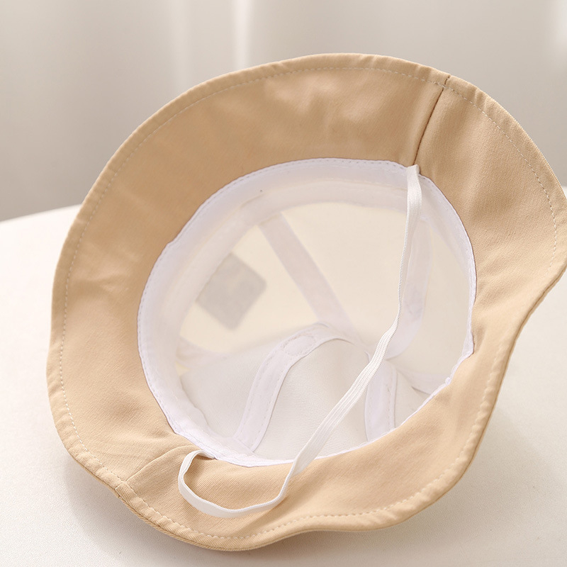 Dječja proljetna tanka bucket kapa, unisex, slatko korejsko stils, zaštita od sunca za dojenčad 0–6 mjeseci