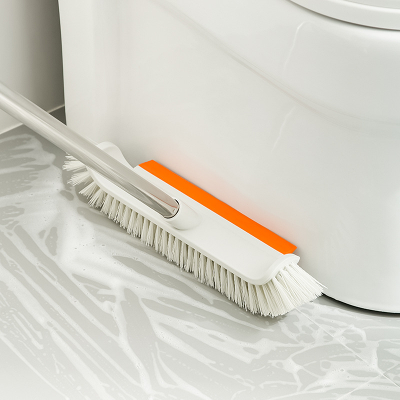 Kinbata dvostruka četka za WC i pod s dugim držalom i čvrstim dlačicama
