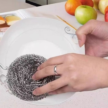 5 komada nehrđajućih čeličnih kuglica za čišćenje posuđa