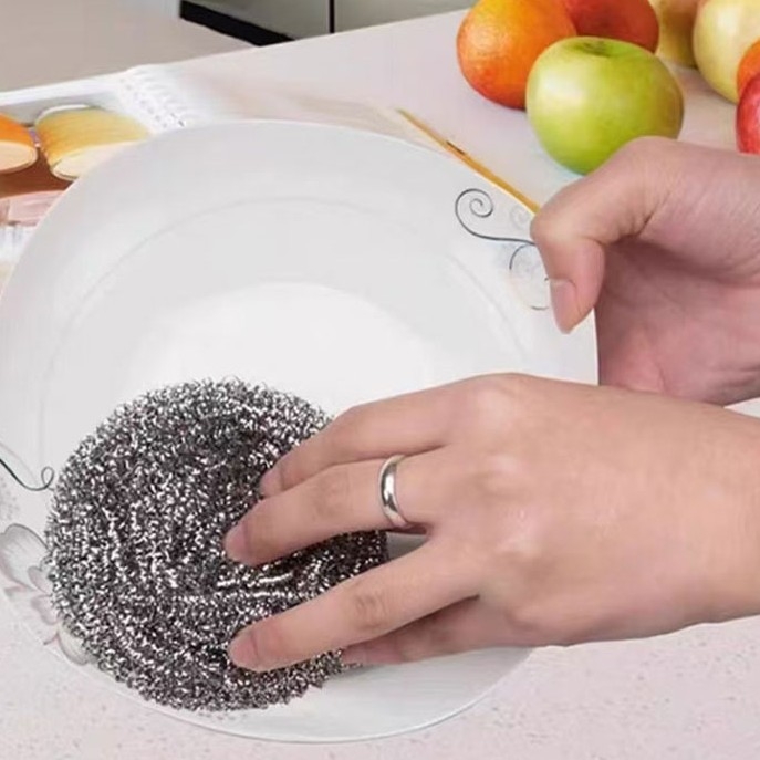 5 komada nehrđajućih čeličnih kuglica za čišćenje posuđa