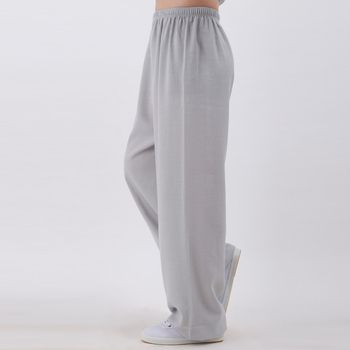 Tai Chi hlače za muškarce i žene — ljetne široke hlače od lanu, prozračne za Tai Chi i borilačke umjetnosti