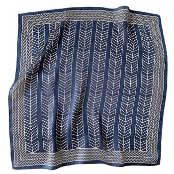 Nova modna svilena šala 53×53 cm, 100% svila, dekorativni kvadratni šal za žene
