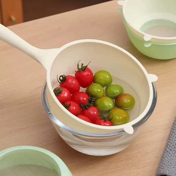 Kuhinjski alat za pranje riže sa sitom, plastičnim odvodnim posudom i košarom za pranje voća i povrća