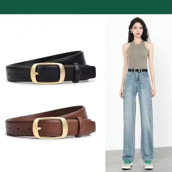 Ženski pojas, minimalistički stil, elegantan dojam, dekorativni pojas za haljine i hlače, bez rupa