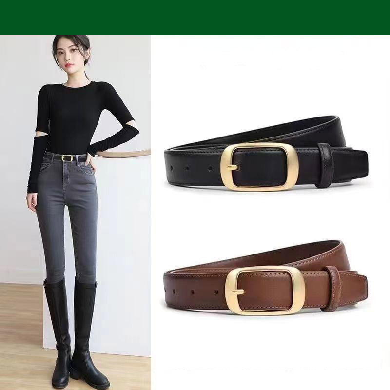 Ženski pojas, minimalistički stil, elegantan dojam, dekorativni pojas za haljine i hlače, bez rupa