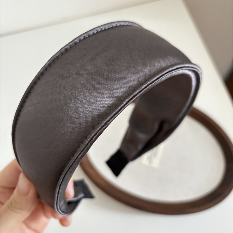 Ultra široka satenska diademă za žene, elegantan i sladak stil, široka kruna, vizualno izdužuje lice.