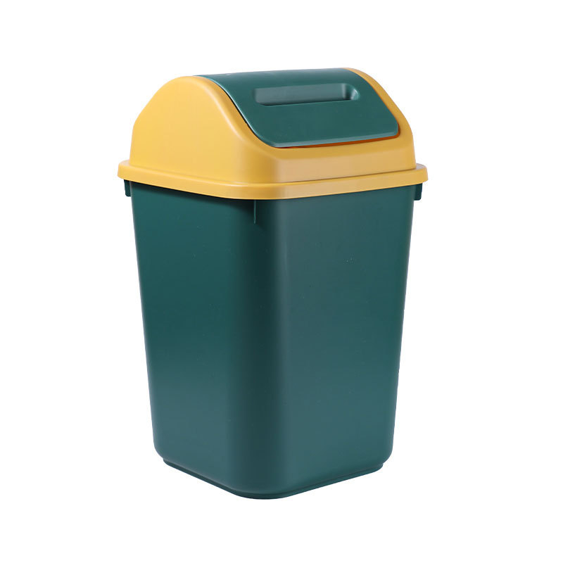 Kantica za otpad s poklopcem, plastična, kvadratna, 12 L i više, za kućnu upotrebu (dnevni boravak, kupaonica, kuhinja)