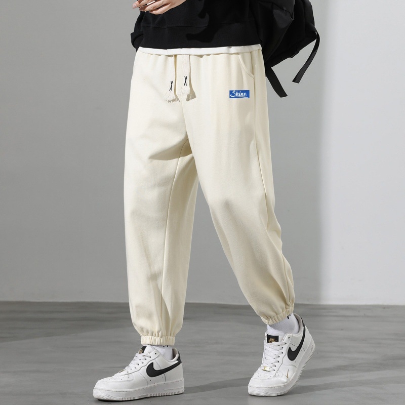 Férfiaknak kényelmes jogger nadrág, laza szabás, cropped hossz, sportos nadrág minden évszakra