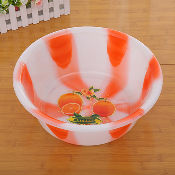 Plastični umivaonik za lice i noge, dubok i debeli, promjer 36,5 cm, masa 175 g
