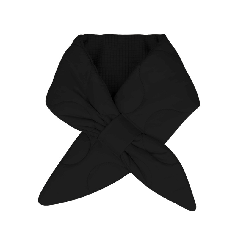 Uniszex téli háromszög sál, szélvédett, fleece-béléssel bélelt, meleg és vastag, koreai stílusú, letisztult és elegáns
