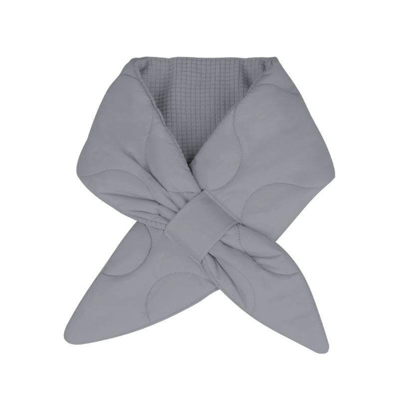Uniszex téli háromszög sál, szélvédett, fleece-béléssel bélelt, meleg és vastag, koreai stílusú, letisztult és elegáns