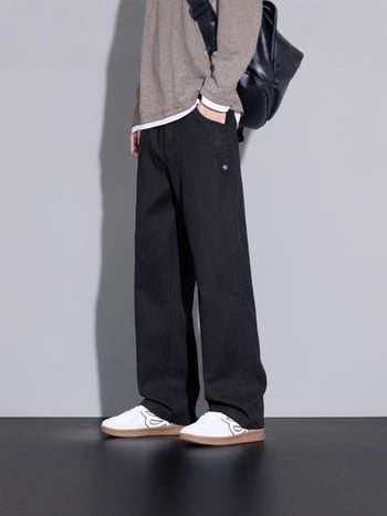 Muške hlače Lyocell, drapirane, lagane za ljeto, slobodan ravni kroj, sportsko casual stil, 2026 novi model
