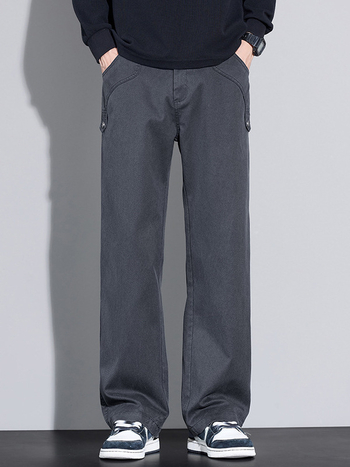 Muške hlače Lyocell, drapirane, lagane za ljeto, slobodan ravni kroj, sportsko casual stil, 2026 novi model
