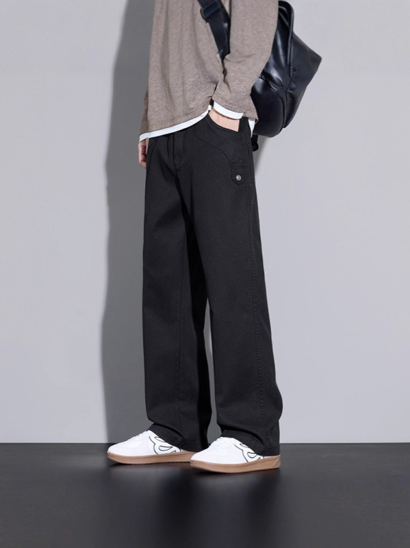 Muške hlače Lyocell, drapirane, lagane za ljeto, slobodan ravni kroj, sportsko casual stil, 2026 novi model