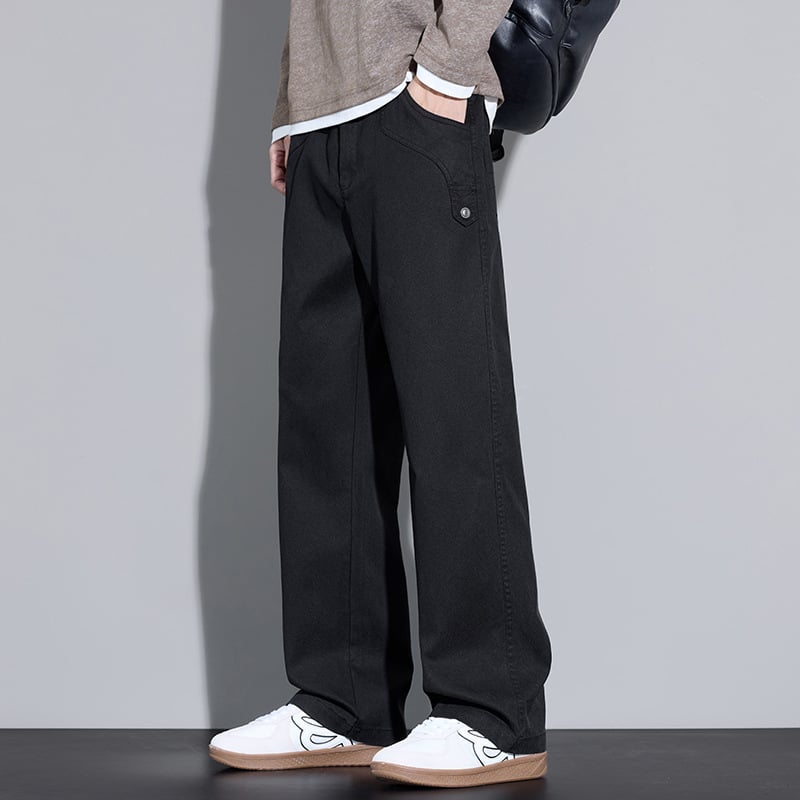 Muške hlače Lyocell, drapirane, lagane za ljeto, slobodan ravni kroj, sportsko casual stil, 2026 novi model
