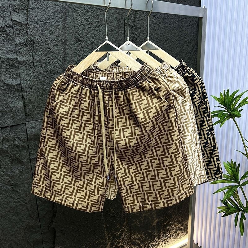 Muške ljetne šorceve, opuštene, lagane, karirani uzorak, dužina do koljena, Plus size