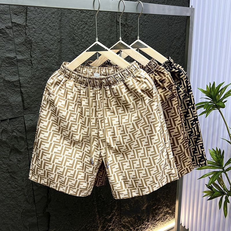 Muške ljetne šorceve, opuštene, lagane, karirani uzorak, dužina do koljena, Plus size
