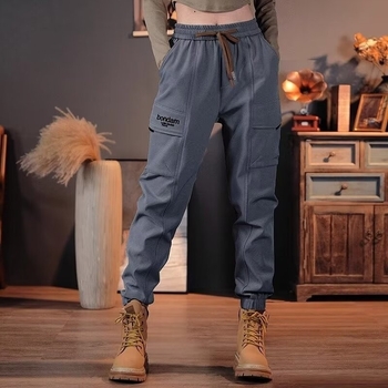Muške ljetne casual hlače, 2024 trend High Street stila, široka kroj, vodootporne hlače za outdoor, srednji pojas, poliester