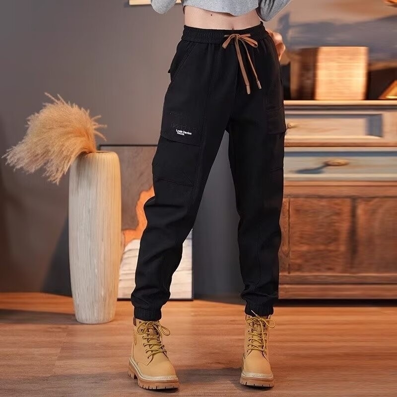 Muške ljetne casual hlače, 2024 trend High Street stila, široka kroj, vodootporne hlače za outdoor, srednji pojas, poliester