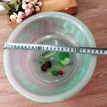 25 cm plastična posuda za lice, prozirna